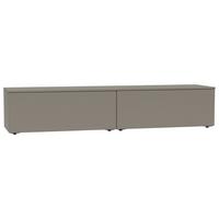 TV-Element Las Vegas Taupegrau B: 200 cm - Taupe, MODERN, Holzwerkstoff (200/36/48cm) - Vertico