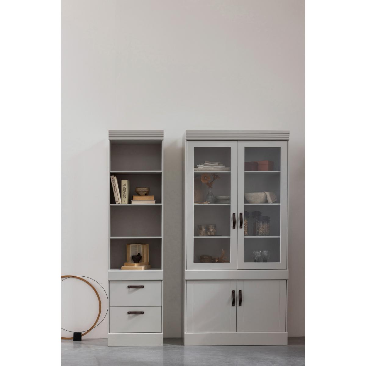 Mehrzweckschrank Bold Weiß B: 54 Cm - Weiß, Design, Holz (54/215/43cm) - Livetastic