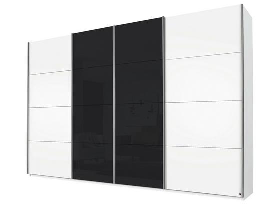 Schwebetürenschrank 361cm Bensheim - Dunkelgrau/Weiß, MODERN, Glas/Holzwerkstoff (361/211/62cm) - James Wood Schwebetürenschrank 361cm Bensheim - Dunkelgrau/Weiß, MODERN, Glas/Holzwerkstoff (361/211/62cm) - James Wood