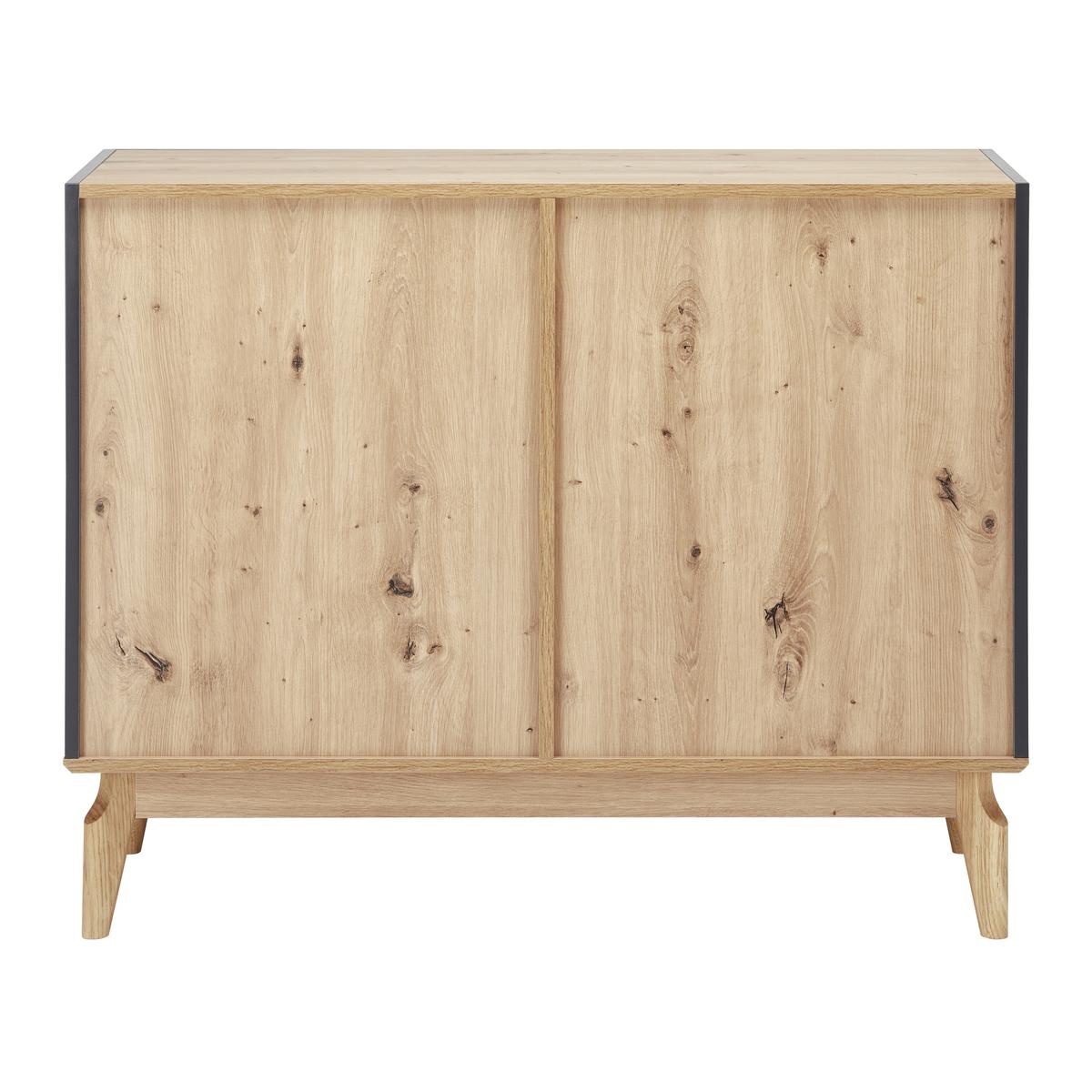 Komoda FOSCO - sivá/farba duba, Modern, drevo (100/80/40cm) - Bessagi Home