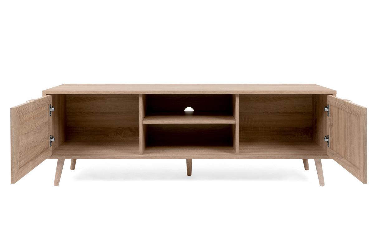 Tv-element Bali 150 Cm Sonoma Eiche Dekor - Sonoma Eiche, Natur, Holzwerkstoff (150/52/40cm) - MID.YOU