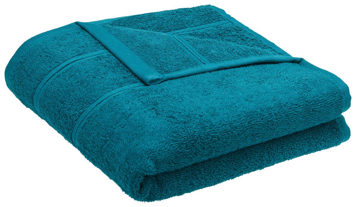 RUČNÍK Melanie, 50/100cm, petrolejová - petrolej, textil (50/100cm) - Modern Living