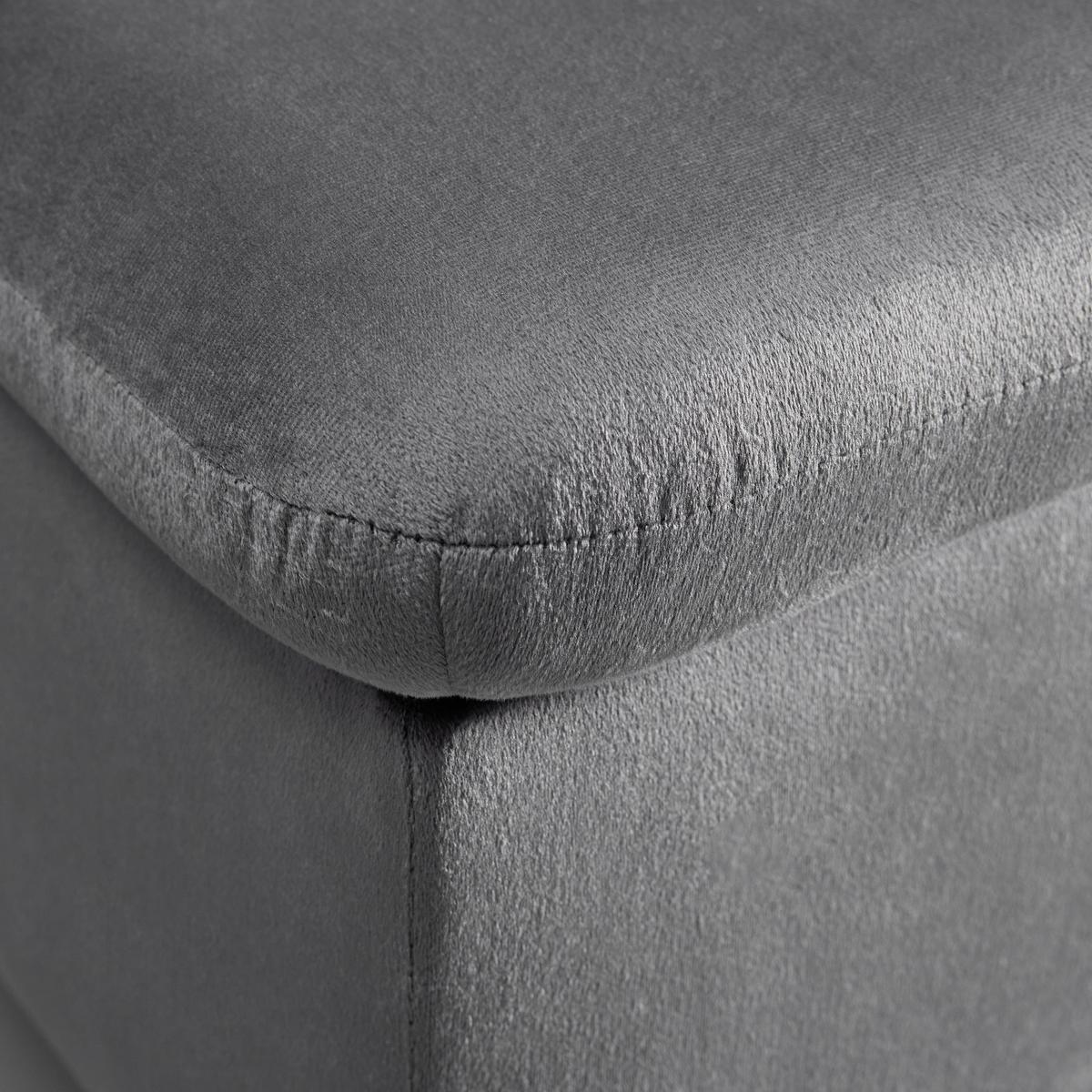 Lavica s úl. priestorom Jessy sivá - farba buka/sivá, Modern, drevo/textil (150/50/55cm) - Bessagi Home