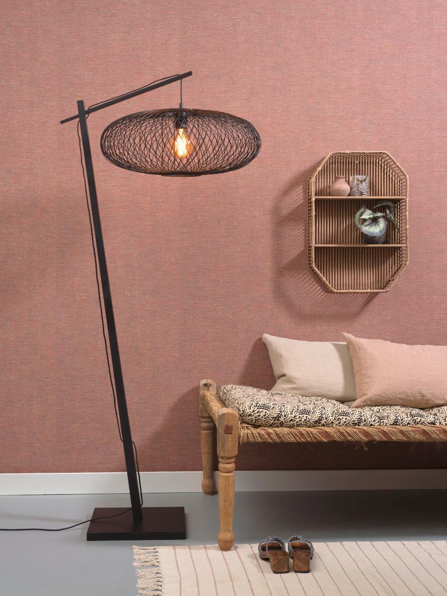 Stehleuchte Cango/f/ad/b/6025/b - Schwarz, Trend (176/60/80cm) - Good & Mojo