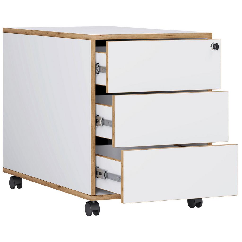 Container Salia Weiß, Honigeiche B: 42 cm