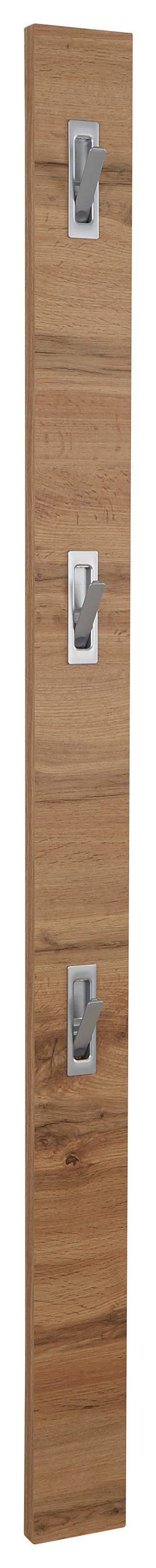 Šatní Lišta Enzo - barvy dubu, Moderní, kompozitní dřevo (12/175/2,8cm)