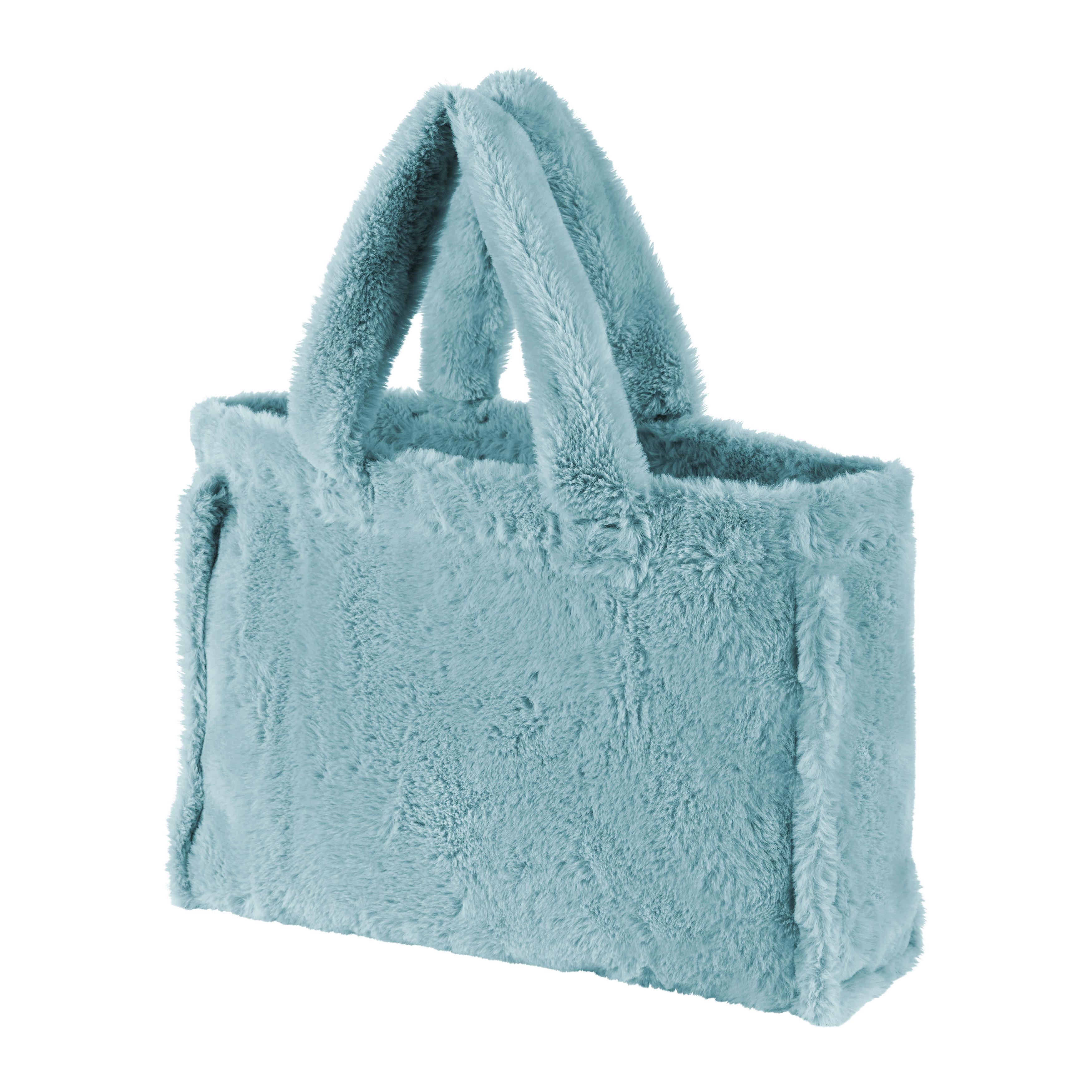 NÁKUPNÍ TAŠKA LIZ - jadeitově zelená, textil (30/40cm) - Modern Living