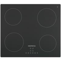 Induktionskochfeld Schwarz B: 59 cm - Schwarz, Basics, Glas (59/6/62cm) - Respekta
