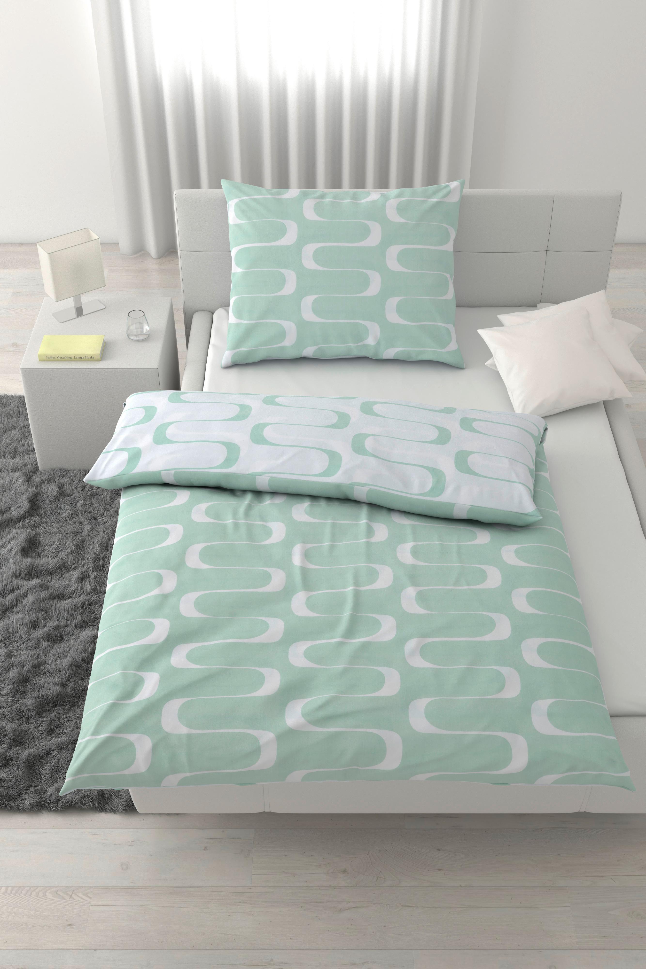 POSTEĽNÁ BIELIZEŇ TINA WENDE - svetlozelená, Lifestyle, textil (140/200cm) - Mömax