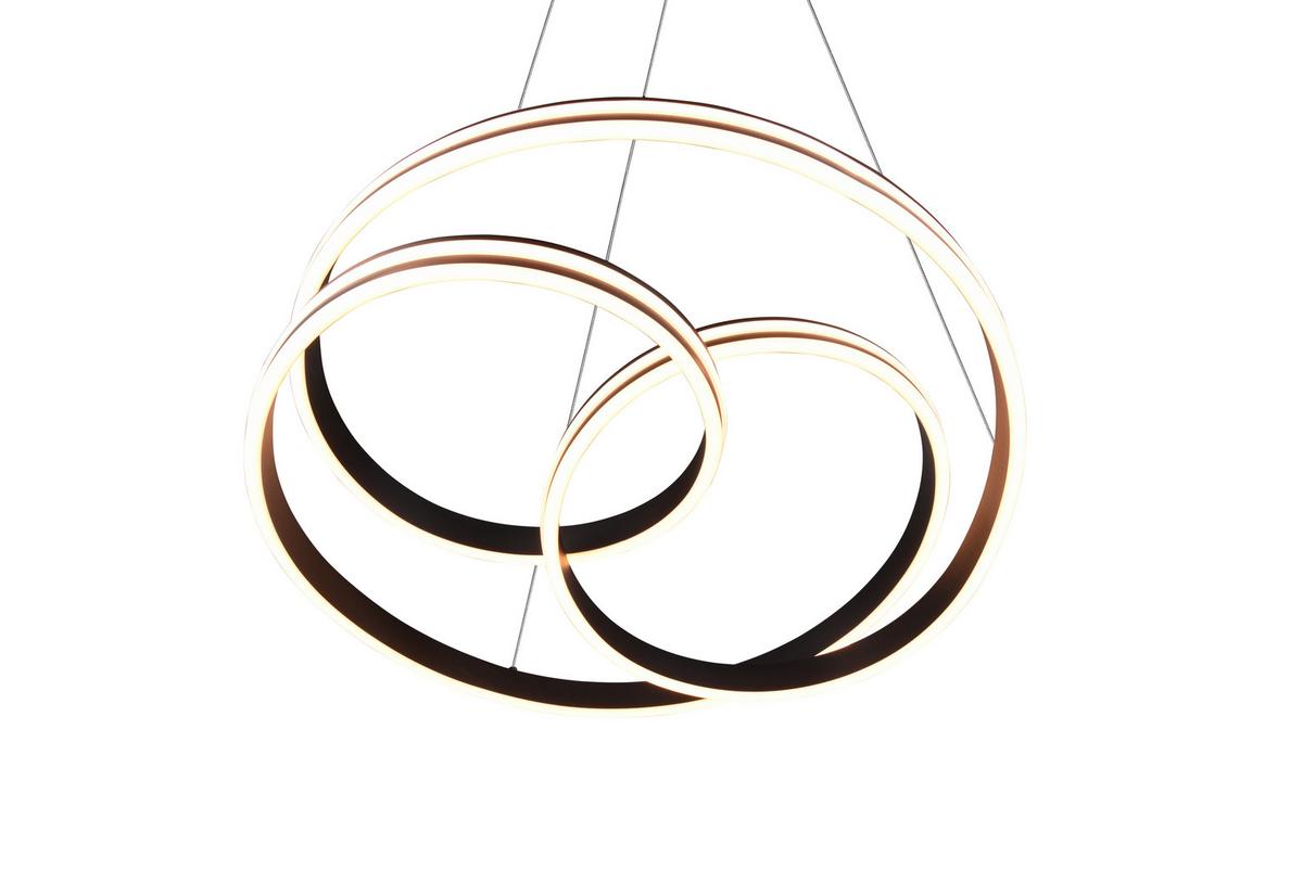 Led-hängeleuchte Nuria H: 150 Cm 1-Flammig Dimmbar - Schwarz, Basics, Metall (60/150cm) - Trio Leuchten