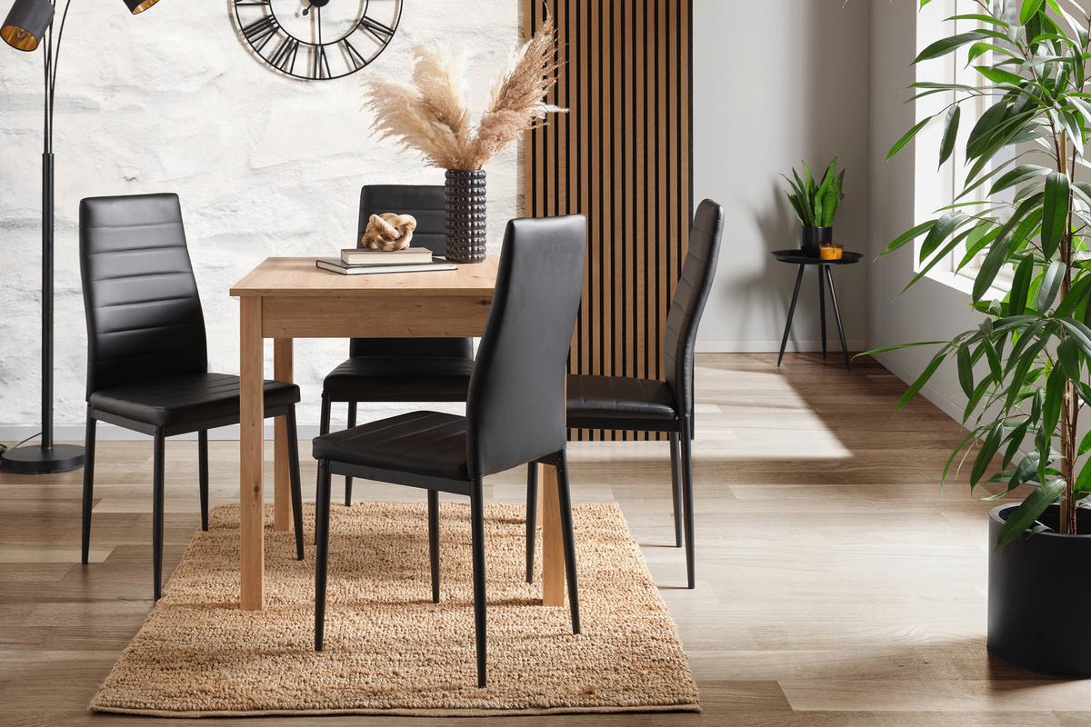 Esstisch Brick 80 - Eiche Artisan, KONVENTIONELL, Holzwerkstoff (80/76/80cm)