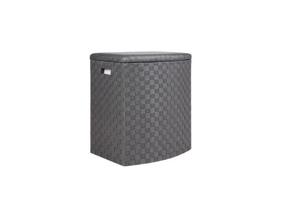 Wäschetonne Ghada, Anthrazit, Gr. L - Anthrazit, KONVENTIONELL, Kunststoff/Textil (49,5/37/56cm) - Luca Bessoni Wäschetonne Ghada, Anthrazit, Gr. L - Anthrazit, KONVENTIONELL, Kunststoff/Textil (49,5/37/56cm) - Luca Bessoni