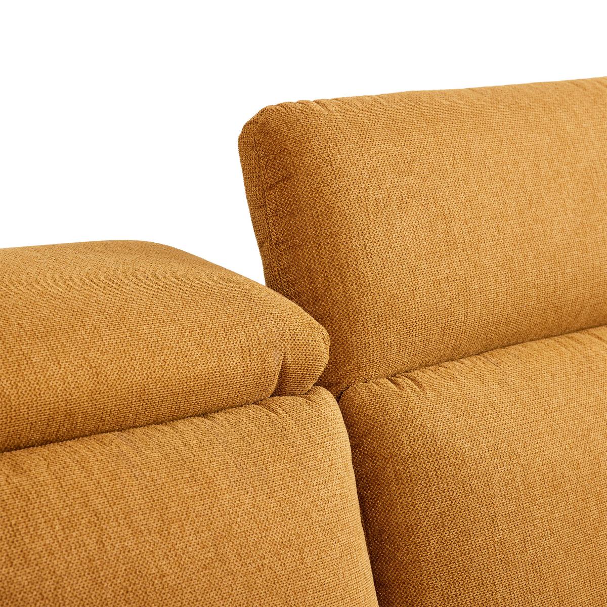 Veľká pohovka SEATTLE, žltá - žltá, Modern (260/87-107/132cm) - Premium Living