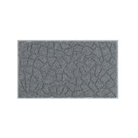 Badematte Terazzo - Anthrazit, Basics, Textil (65/115cm) - Grund