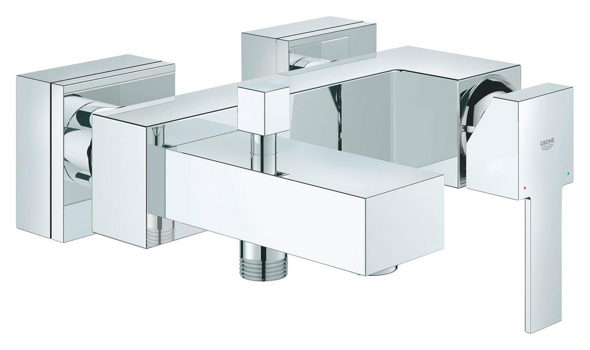 Badewannenarmatur Sail Cube Chromfarben, Messing - Chromfarben, KONVENTIONELL, Metall (18,1cm) - Grohe