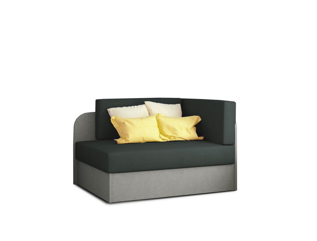 Récamiere Rosa Graun, Mintgrün, B: 104 cm - Schwarz/Rosa, Design, Textil (104/60/75cm) - MID.YOU