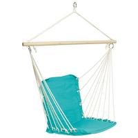 Hängesessel Relaxe Türkis für Deckenmontage bis 100 kg - Türkis, KONVENTIONELL, Textil (47/100cm) - Ondega