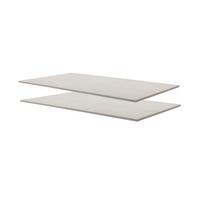 Belső Polcszett Systema - szürke, Modern, faalapú anyag (99/55,4/18cm)