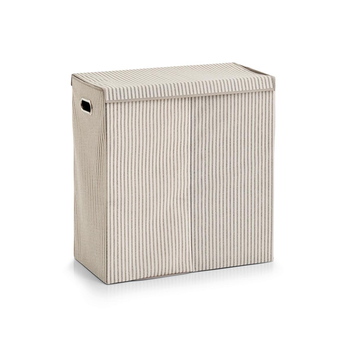 Wäschesammler Textil, Naturfaser - Beige, Basics, Textil (61,5/31/63cm) - Zeller Present