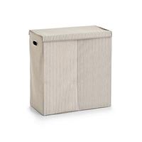 Wäschesammler Textil, Naturfaser - Beige, Basics, Textil (61,5/31/63cm) - Zeller Present