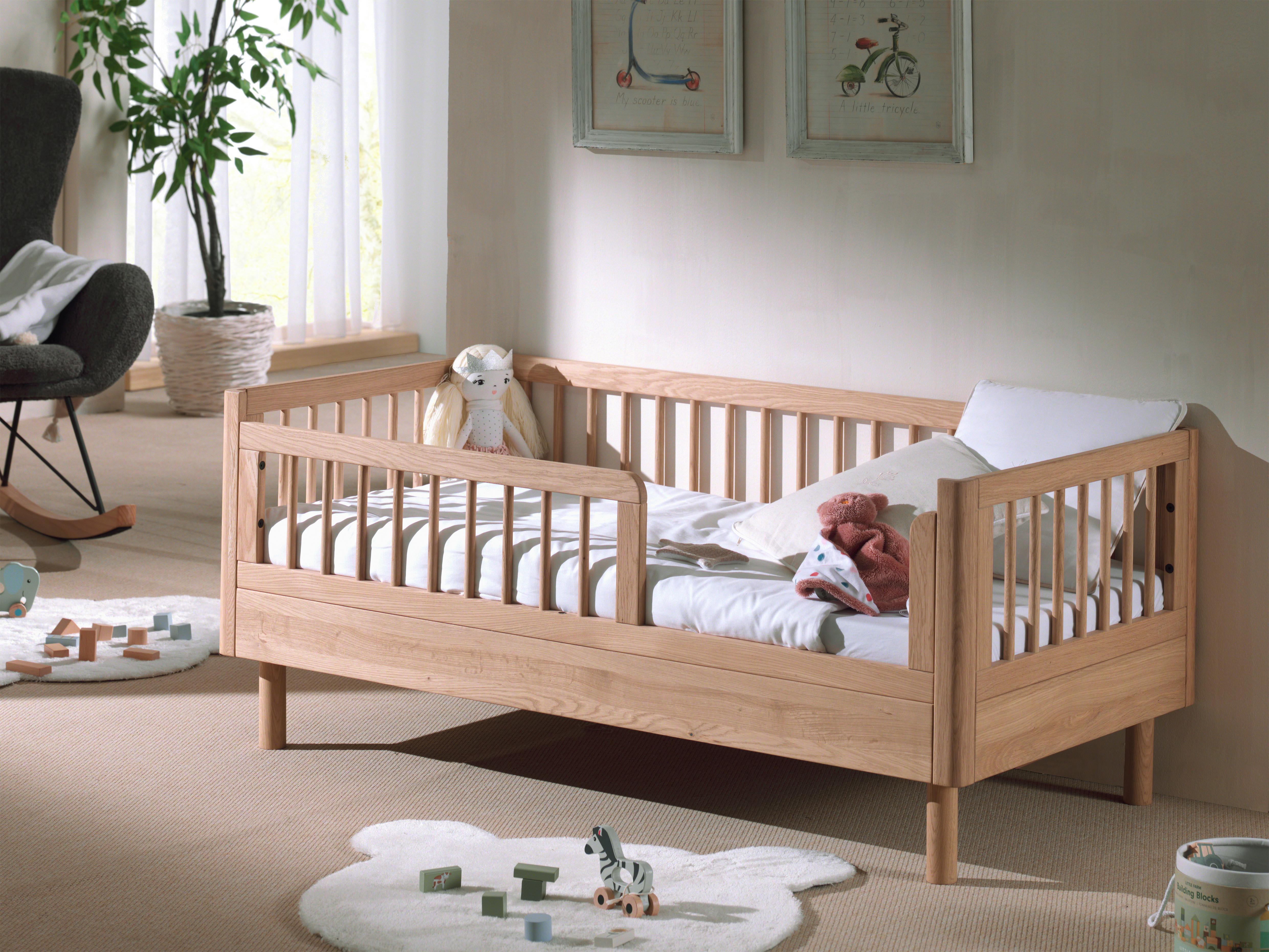 KINDER-/JUNIORBETT Forrest Eichefarben 70x140cm - Eichefarben/Naturfarben, MODERN, Holz (70/140cm) - Vipack