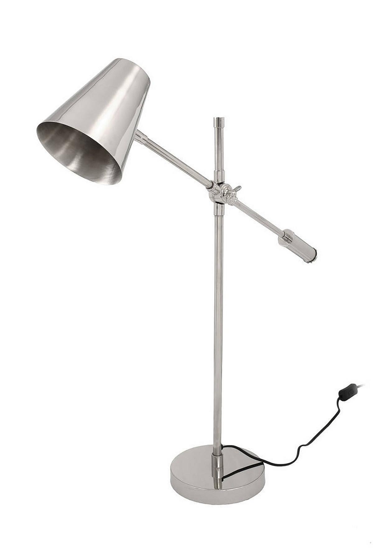 Tischlampe Celeste Silberfarben - Trend (68/18/74cm) - Kayoom