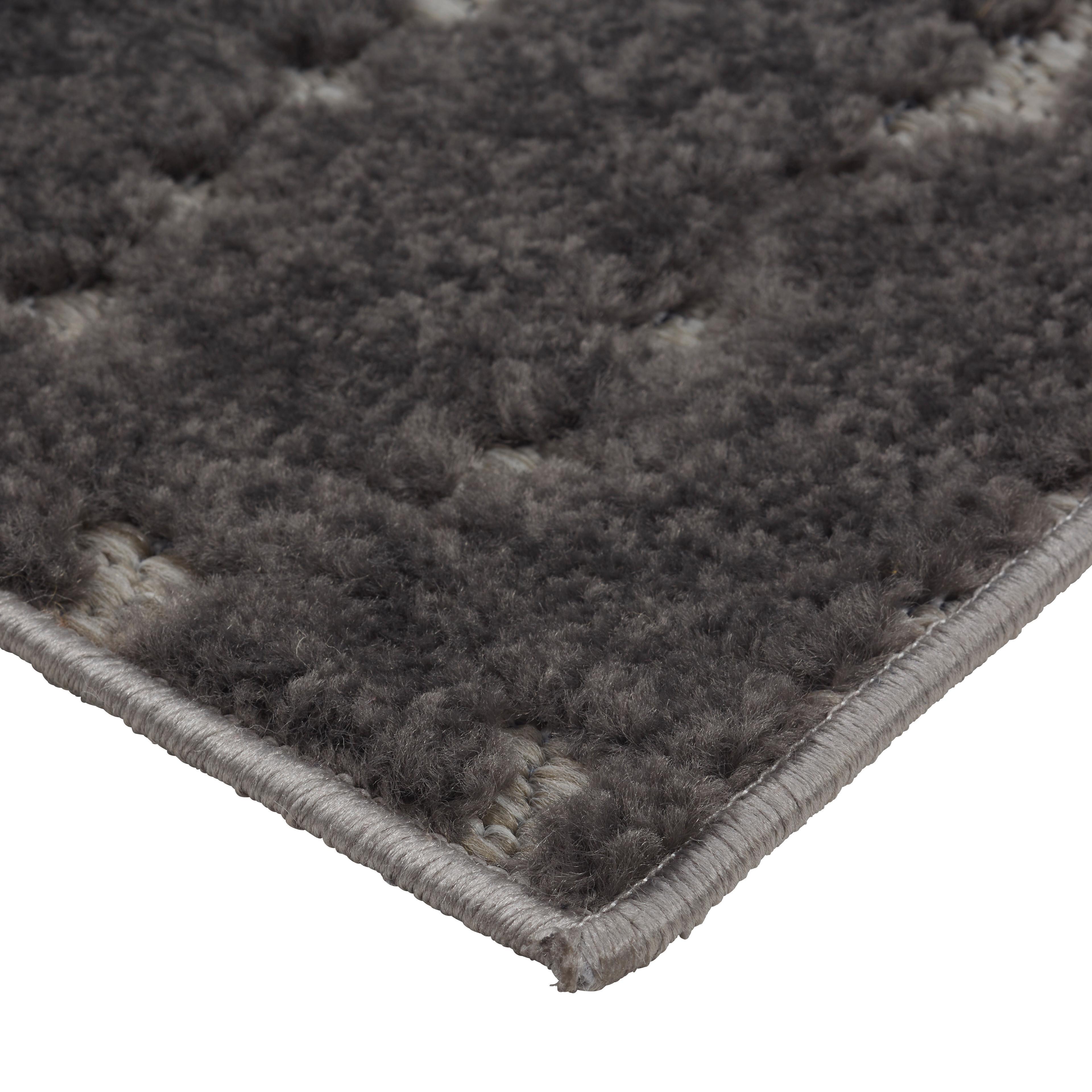 Flachwebteppich Grau Mit Federn Hattie 120x170 cm - Grau, ROMANTIK / LANDHAUS, Textil (120/170cm) - James Wood