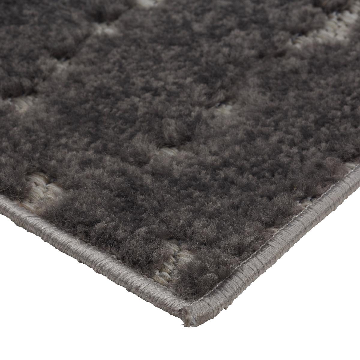 Flachwebteppich Grau Mit Federn Hattie 80x150 cm - Grau, ROMANTIK / LANDHAUS, Textil (80/150cm) - James Wood