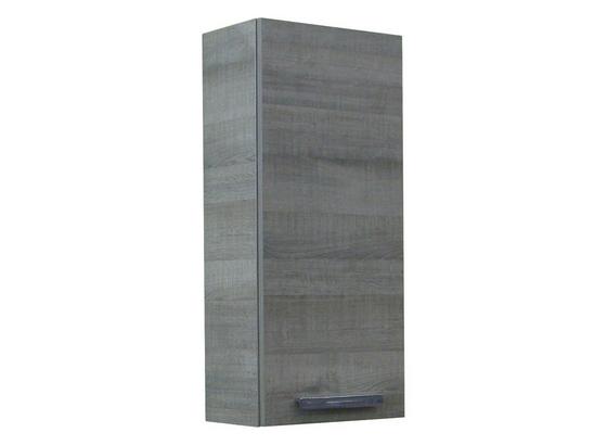 Fackelmann Hängeschrank A-vero - Eichefarben, MODERN, Glas/Holzwerkstoff (35/79,5/21,5cm) - Fackelmann Fackelmann Hängeschrank A-vero - Eichefarben, MODERN, Glas/Holzwerkstoff (35/79,5/21,5cm) - Fackelmann