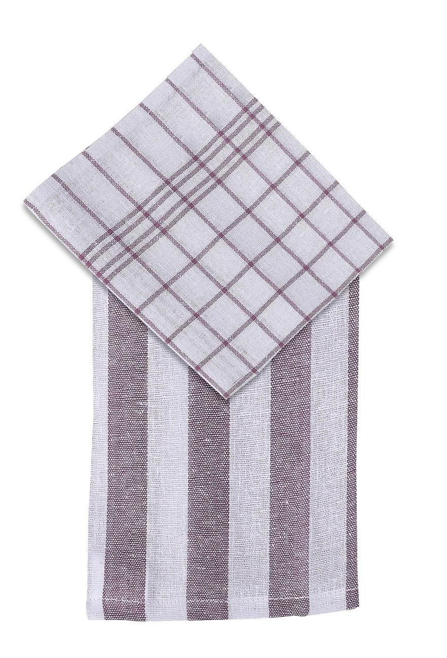 SADA UTIEROK NA RIAD IRA - hnedofialová, Basics, textil (50/70cm)