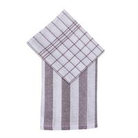 SADA UTIEROK NA RIAD IRA - hnedofialová, Basics, textil (50/70cm)