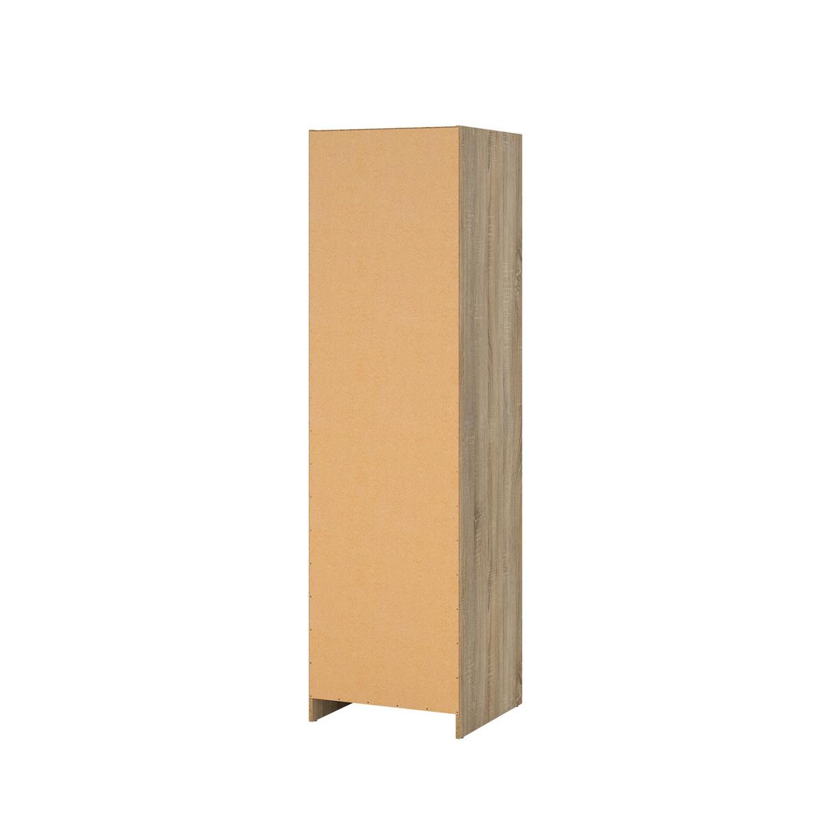 Ruhásszekrény Space - Sonoma tölgy, Konventionell, fa (48,6/175,4/49,5cm)