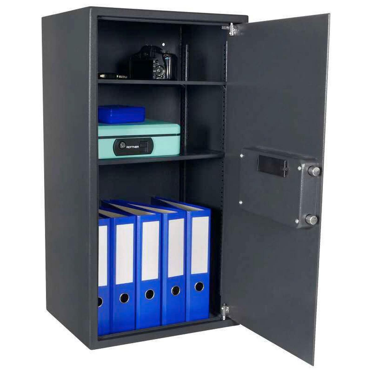 Tresor Jupiter6el - Anthrazit, KONVENTIONELL, Metall (45/85/36cm) - ROTTNER