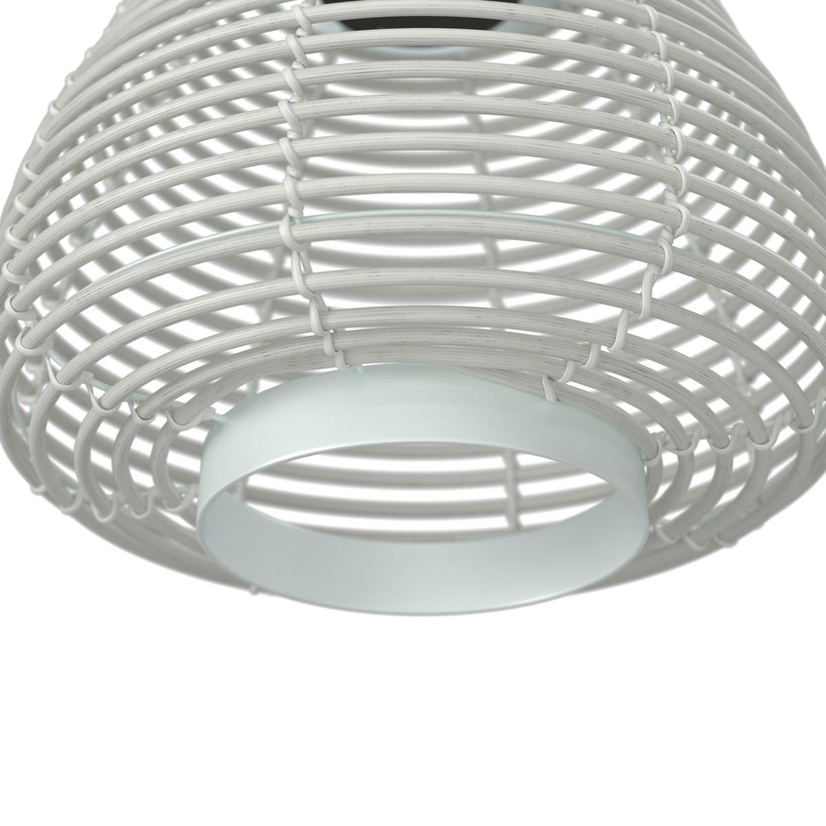 VONKAJŠIE SVIETIDLO ANINA - biela, Modern, kov/plast (36/35/36cm) - Bessagi Garden