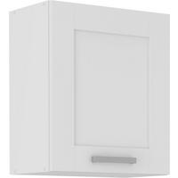 Küchenoberschrank Luisa B: 50 cm Weiß 1 Drehtür - Weiß, ROMANTIK / LANDHAUS, Holzwerkstoff (50/58/31cm) - Ondega