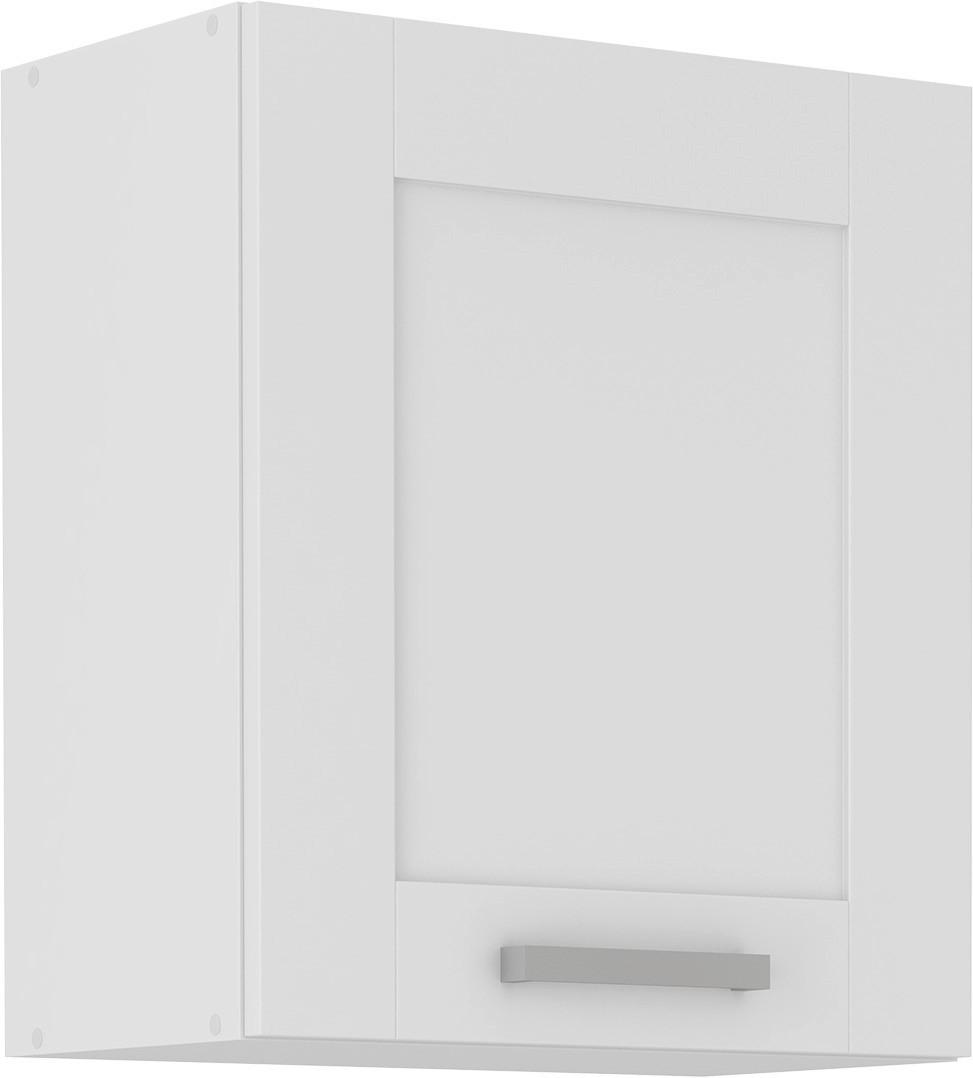 Küchenoberschrank Luisa B: 50 cm Weiß 1 Drehtür