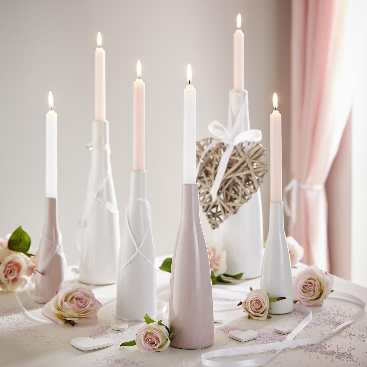 VÁZA PLANCIO - bílá, Moderní, keramika (5,5/20.5cm) - Modern Living