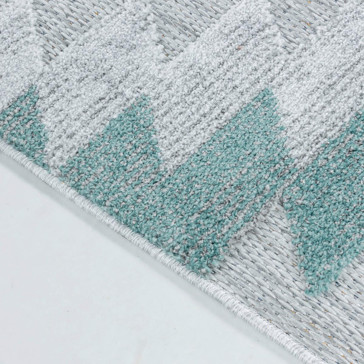 Flachwebteppich Bahama - Blau, Design, Textil (140/200cm) - Novel