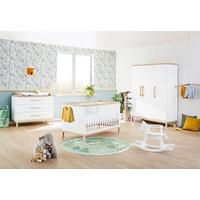 Babyzimmer 100061bg Light - Ahornfarben/Weiß, Design, Holzwerkstoff - Pinolino