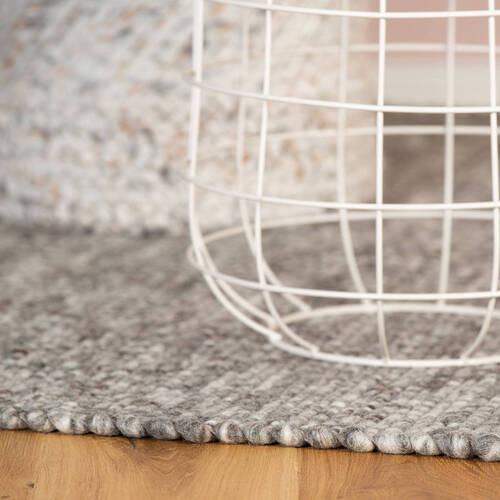 Flachwebteppich My Kjell - Silberfarben, Basics, Textil (160/230cm) - Obsession