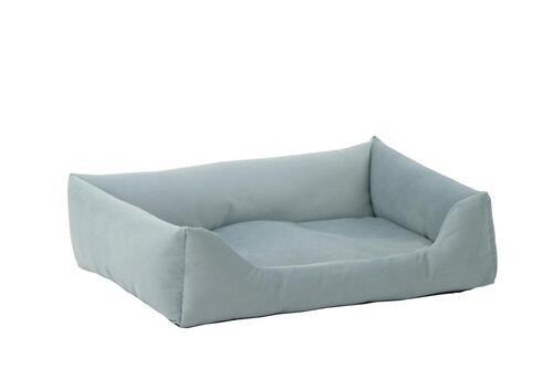Haustierkissen L/B/H: 65x45x18 cm Hellblau Waschbar - Hellblau, KONVENTIONELL, Textil (65/45/18cm)