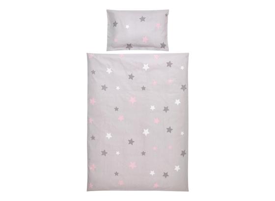 Povlečení Dětské Scarlett -ext- - šedá/růžová, textil - Mömax modern living Povlečení Dětské Scarlett -ext- - šedá/růžová, textil - Mömax modern living
