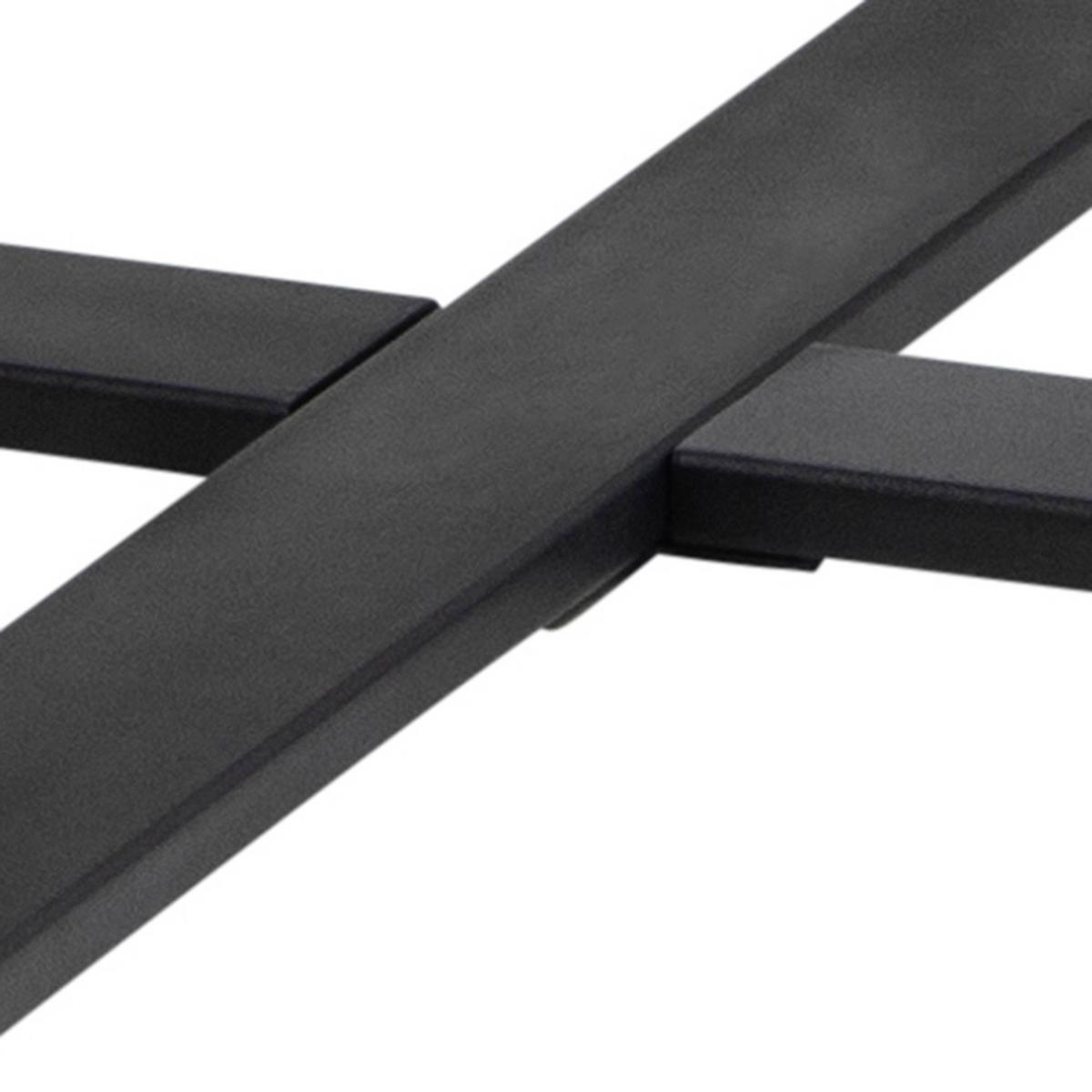 Esstisch Rund Amble 110x110x75 Cm Schwarz - Schwarz, Design, Holzwerkstoff/Metall (110/110/75cm) - Carryhome