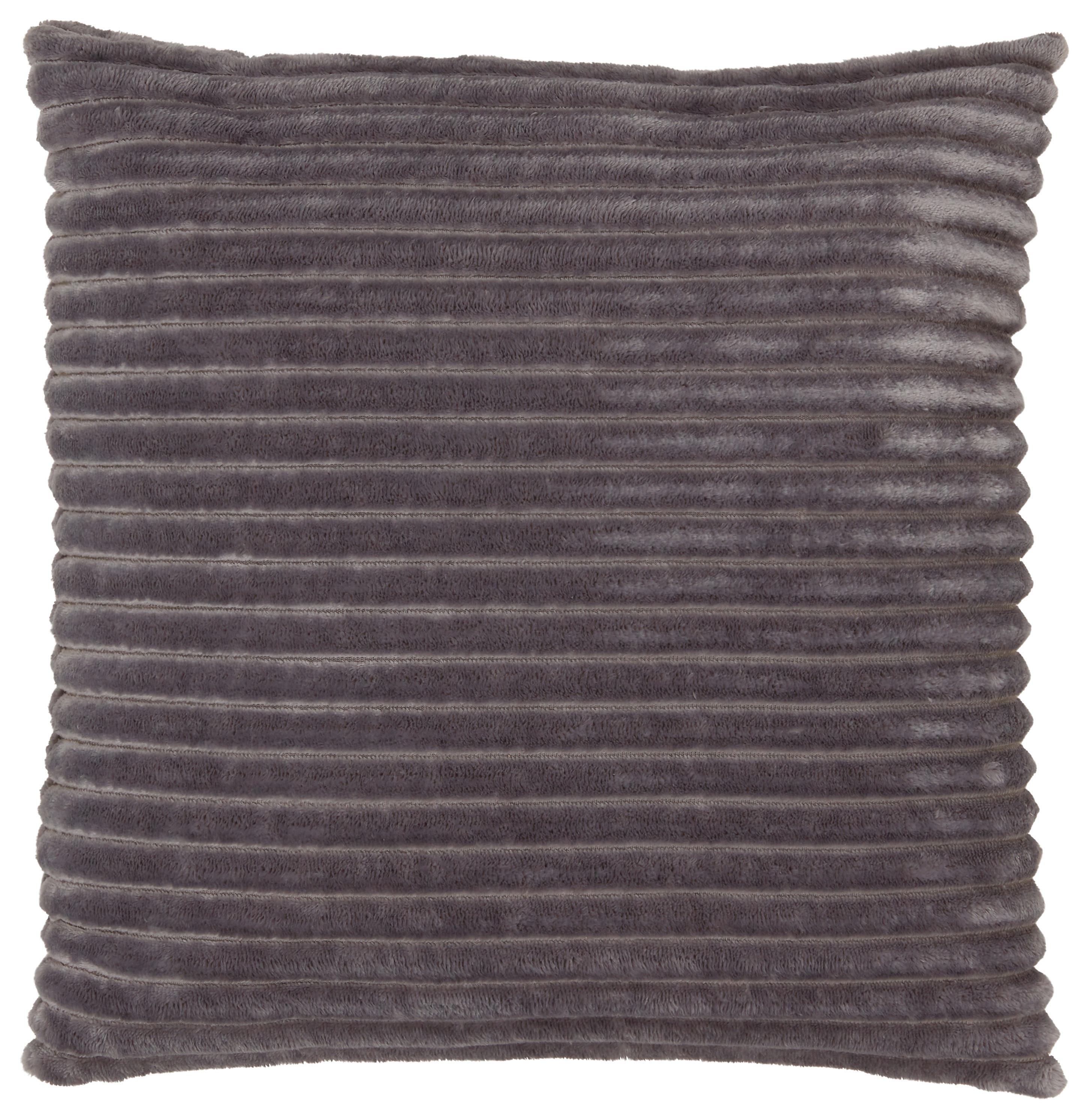 DEKORAČNÝ VANKÚŠ CORDI -TOP- - sivá, Konventionell, textil (45/45cm) - Modern Living