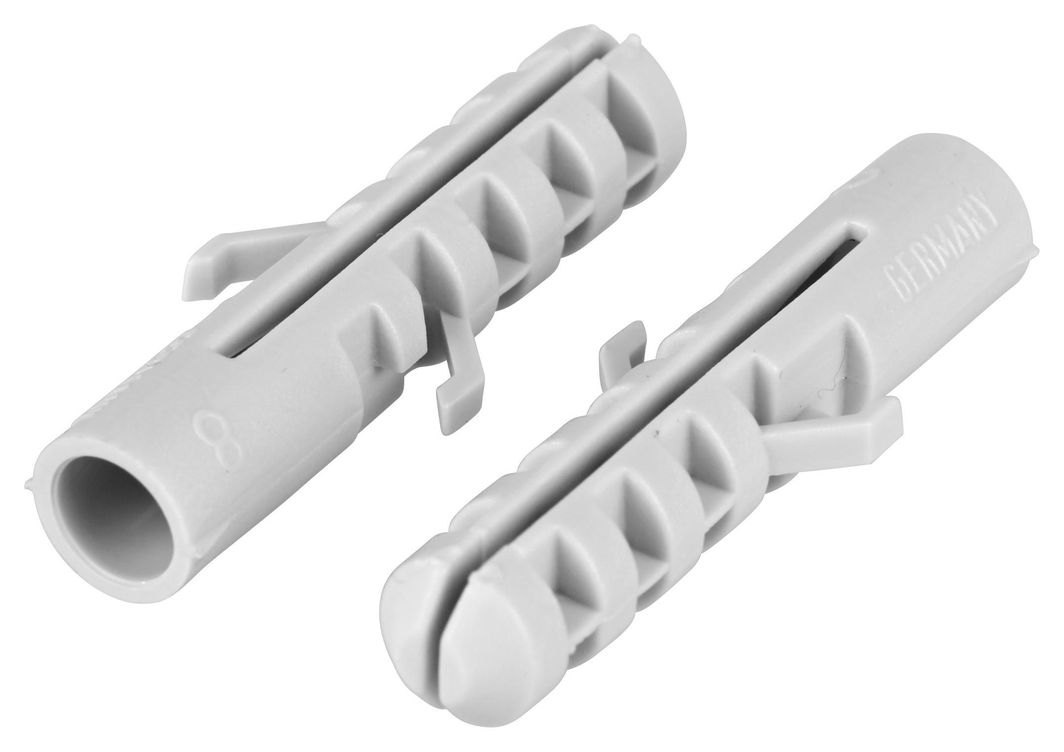 Dübel-set 60 Stk.  Ø 0,8x40 Mm Für Beton Und Mauer - Grau, KONVENTIONELL, Textil (0,8/4cm)