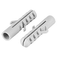 Dübel-set 60 Stk.  Ø 0,8x40 Mm Für Beton Und Mauer - Grau, KONVENTIONELL, Textil (0,8/4cm)