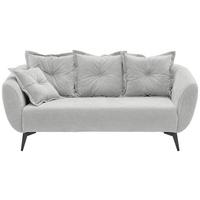 2,5-sitzer Baggio Weiß B: 196 Cm - Schwarz/Weiß, MODERN, Textil (196/94/103cm) - Livetastic