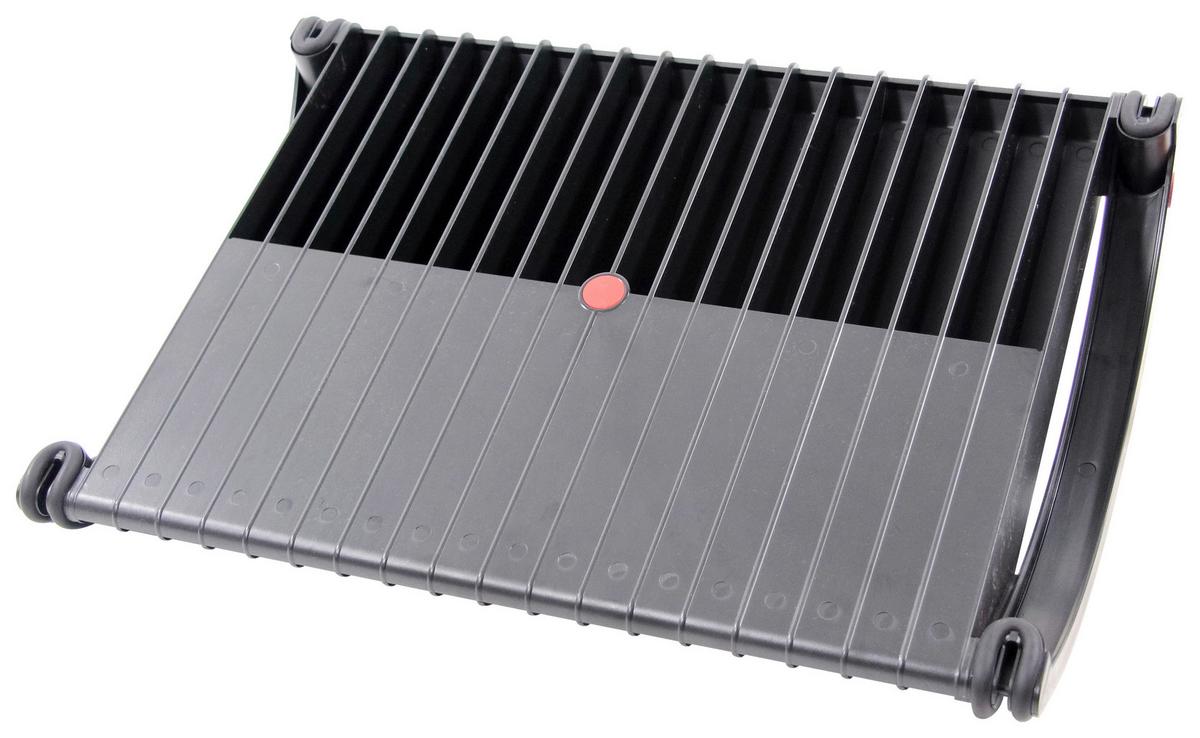 Fußstütze Podi - Schwarz, Basics, Kunststoff (48,5/10/34,5cm) - MID.YOU