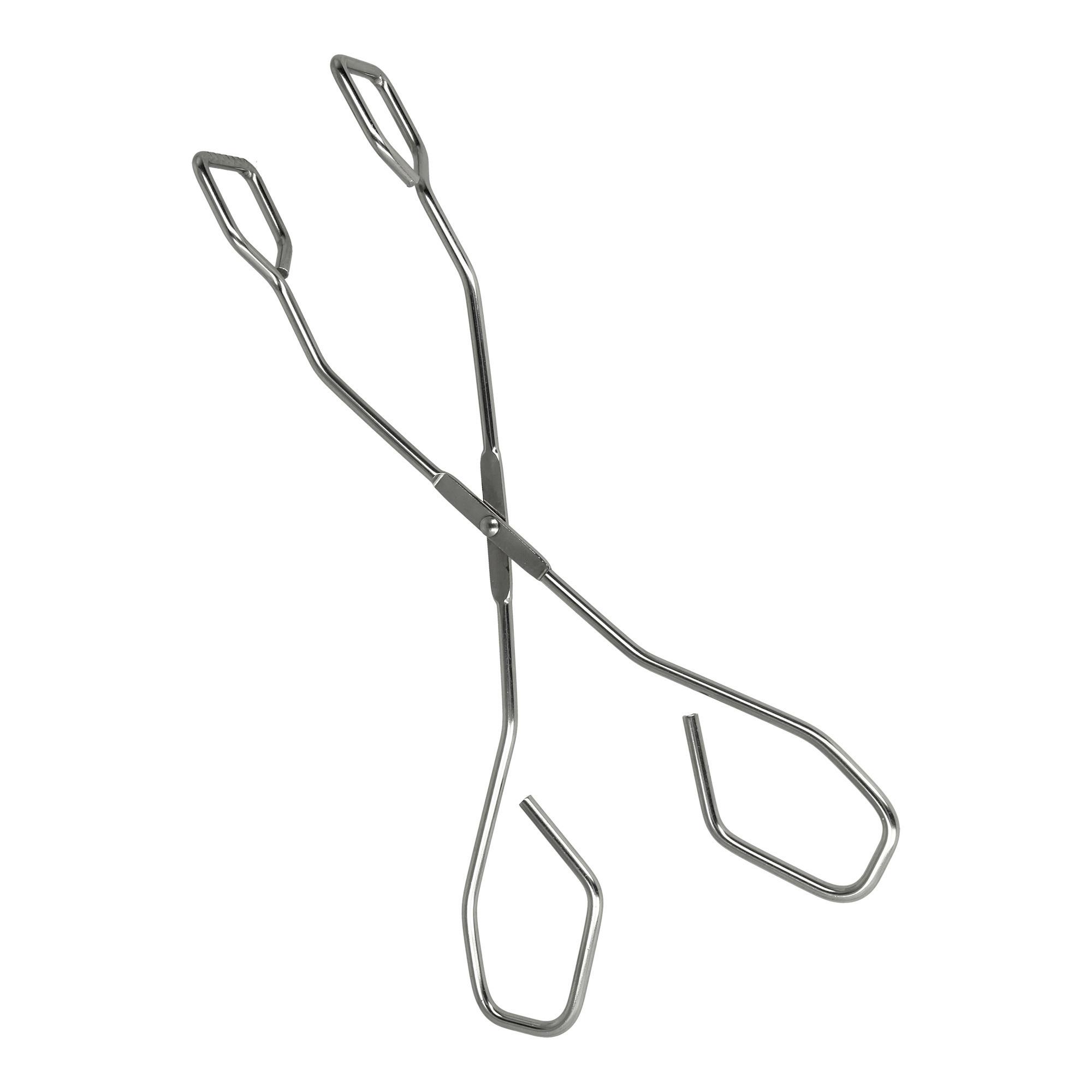 Grillzange Manuel Länge ca. 25 cm - Edelstahlfarben, Basics, Metall (25cm)