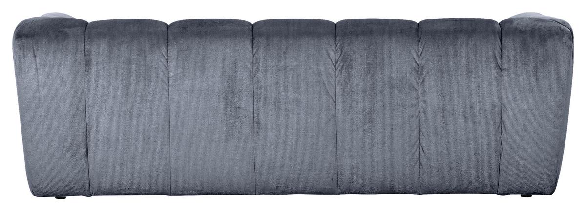 Bigsofa Sabea Petrol B: 220 Cm - Petrol/Schwarz, KONVENTIONELL, Textil (220/67/106cm) - MID.YOU